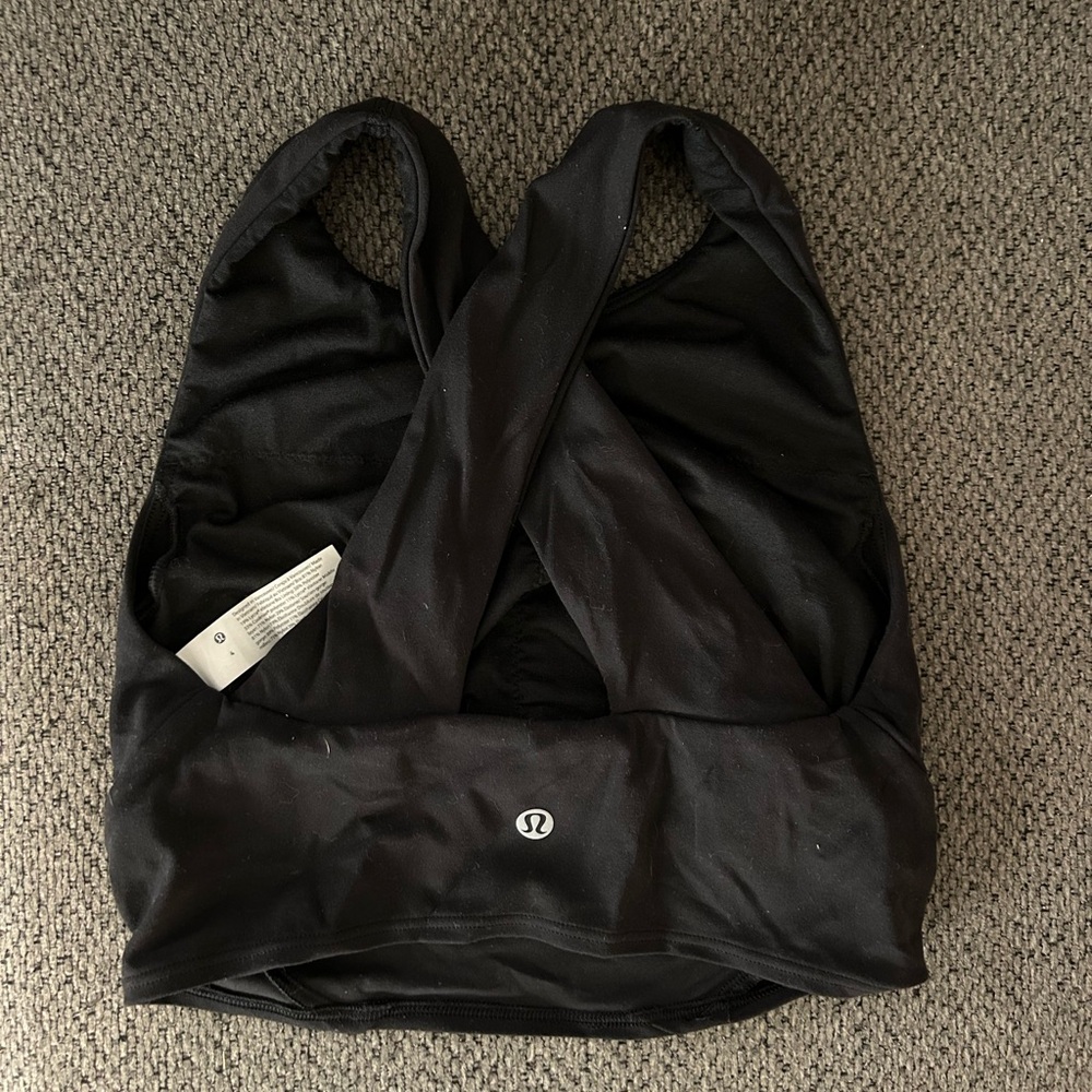 lululemon athletica Black Crop Top - Picture 2 of 2